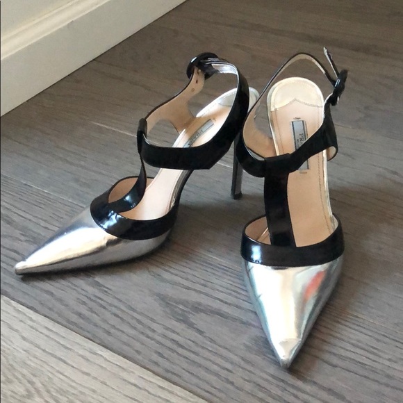 Silver Prada pumps - Picture 2 of 8